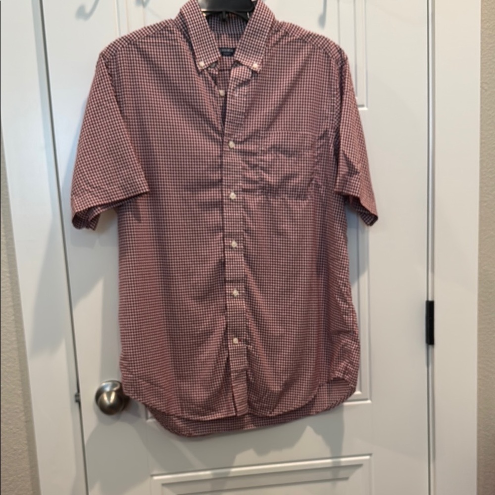 Daniel Cremieux Maroon Casual Button Down Shirt with Relaxed Fit